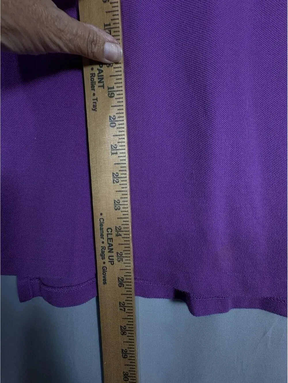 Polo Ralph Lauren Youth L 14-16 Purple Pique Cotton Polo Shirt Pony Logo READ